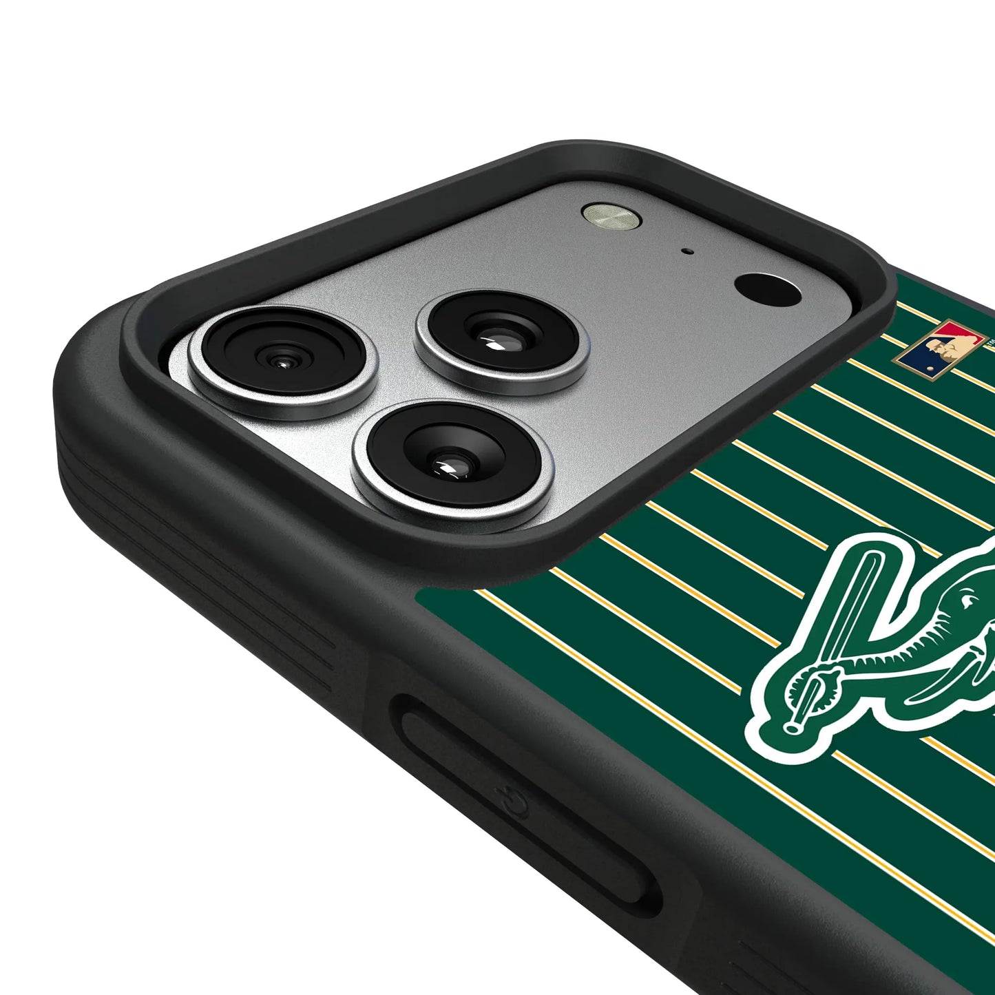 Oakland As Home 1988 - Cooperstown Collection Pinstripe Bump Phone Case for Apple iPhone