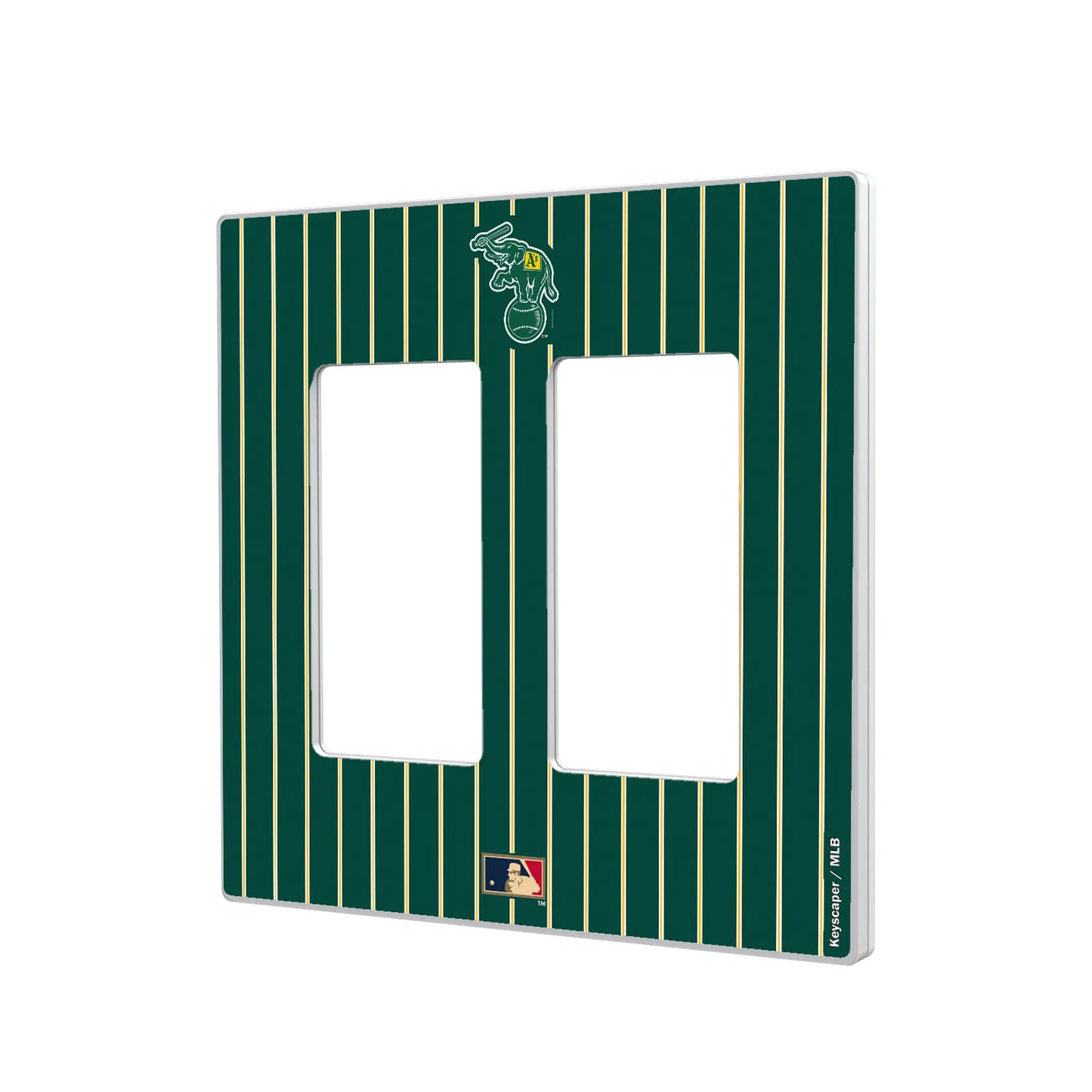Oakland As Home 1988 - Cooperstown Collection Pinstripe Hidden-Screw Light Switch Plate