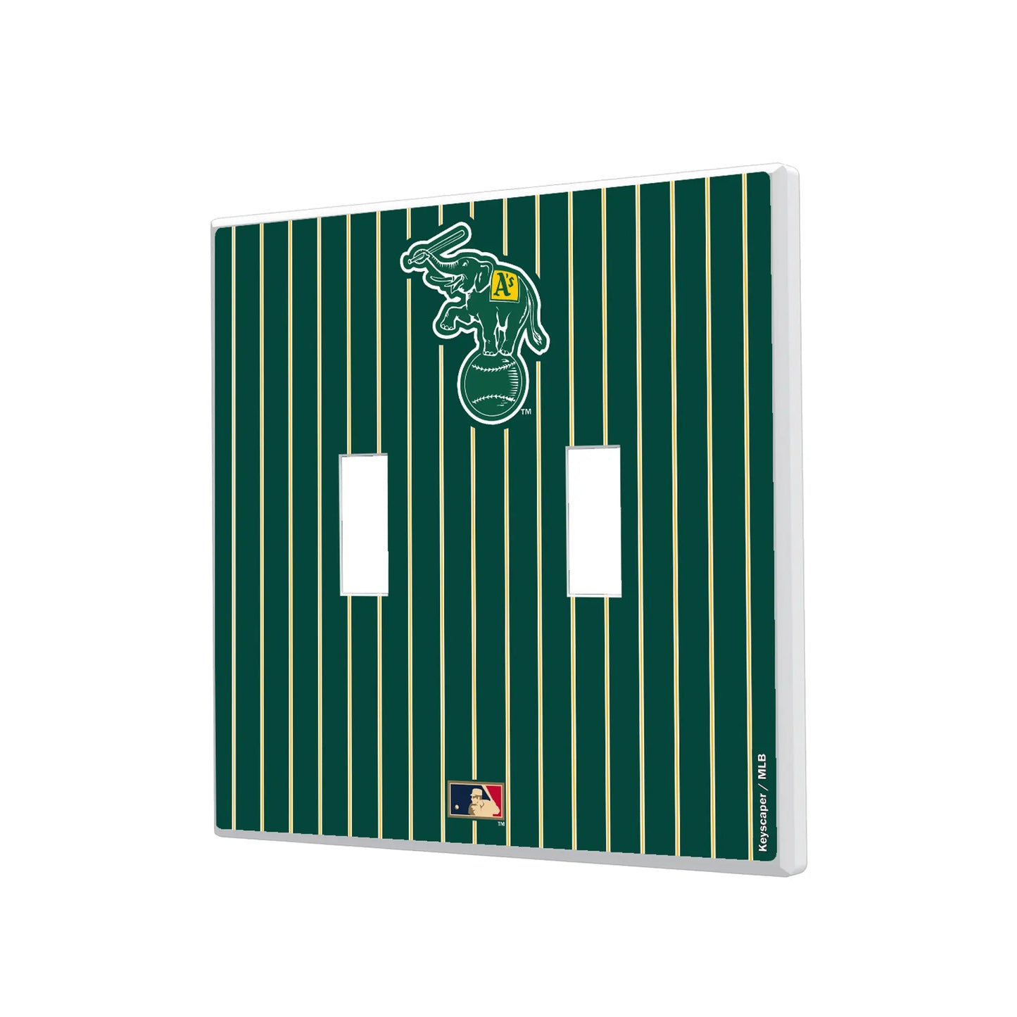 Oakland As Home 1988 - Cooperstown Collection Pinstripe Hidden-Screw Light Switch Plate