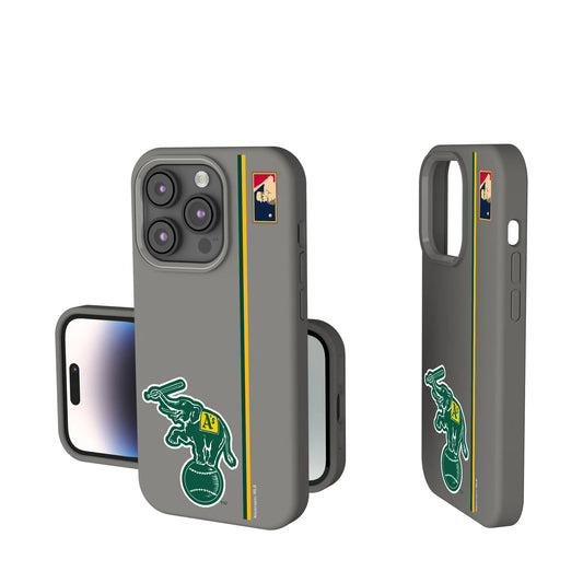 Oakland As Home 1988 - Cooperstown Collection Sidebar Soft Touch Phone Case for Apple iPhone