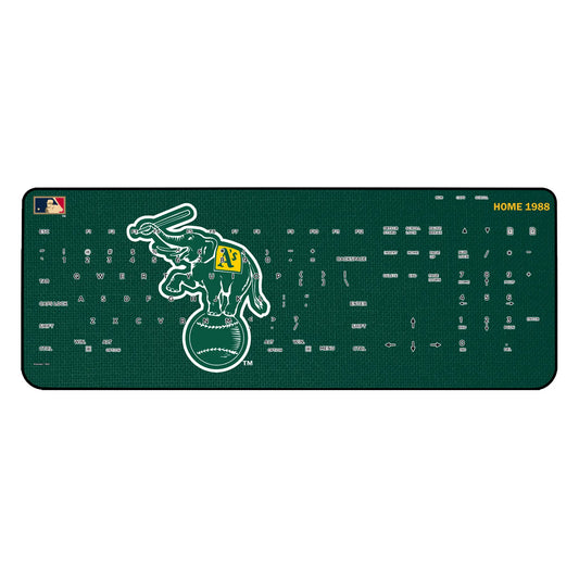 Oakland As Home 1988 - Cooperstown Collection Solid Wireless USB Keyboard