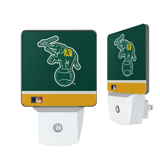 Oakland As Home 1988 - Cooperstown Collection Stripe Night Light 2-Pack