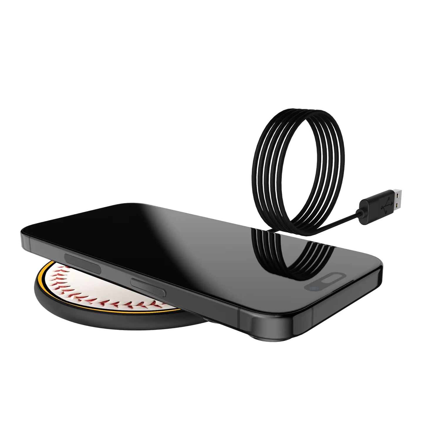 Oakland Athletics Baseball 15-Watt Wireless Charger