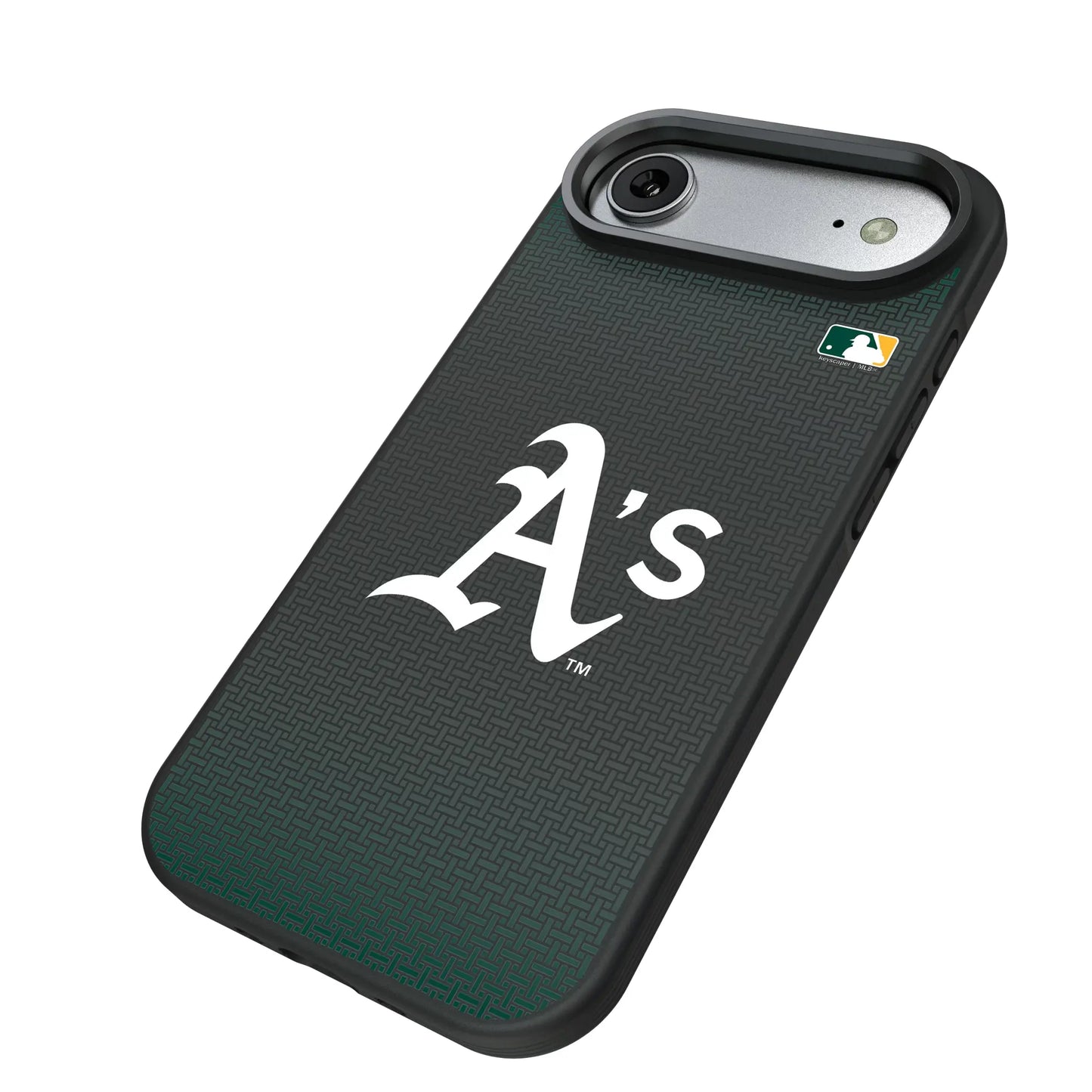 Oakland Athletics Linen Bump Phone Case for Apple iPhone
