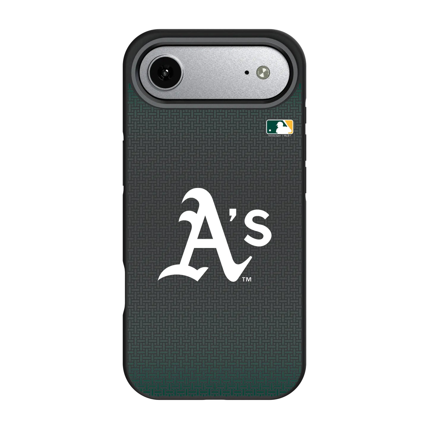 Oakland Athletics Linen Bump Phone Case for Apple iPhone