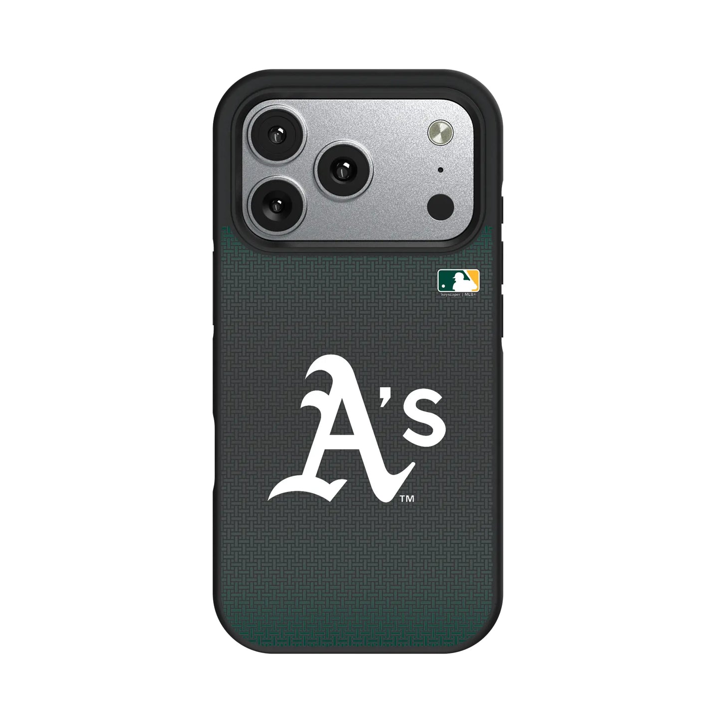 Oakland Athletics Linen Bump Phone Case for Apple iPhone