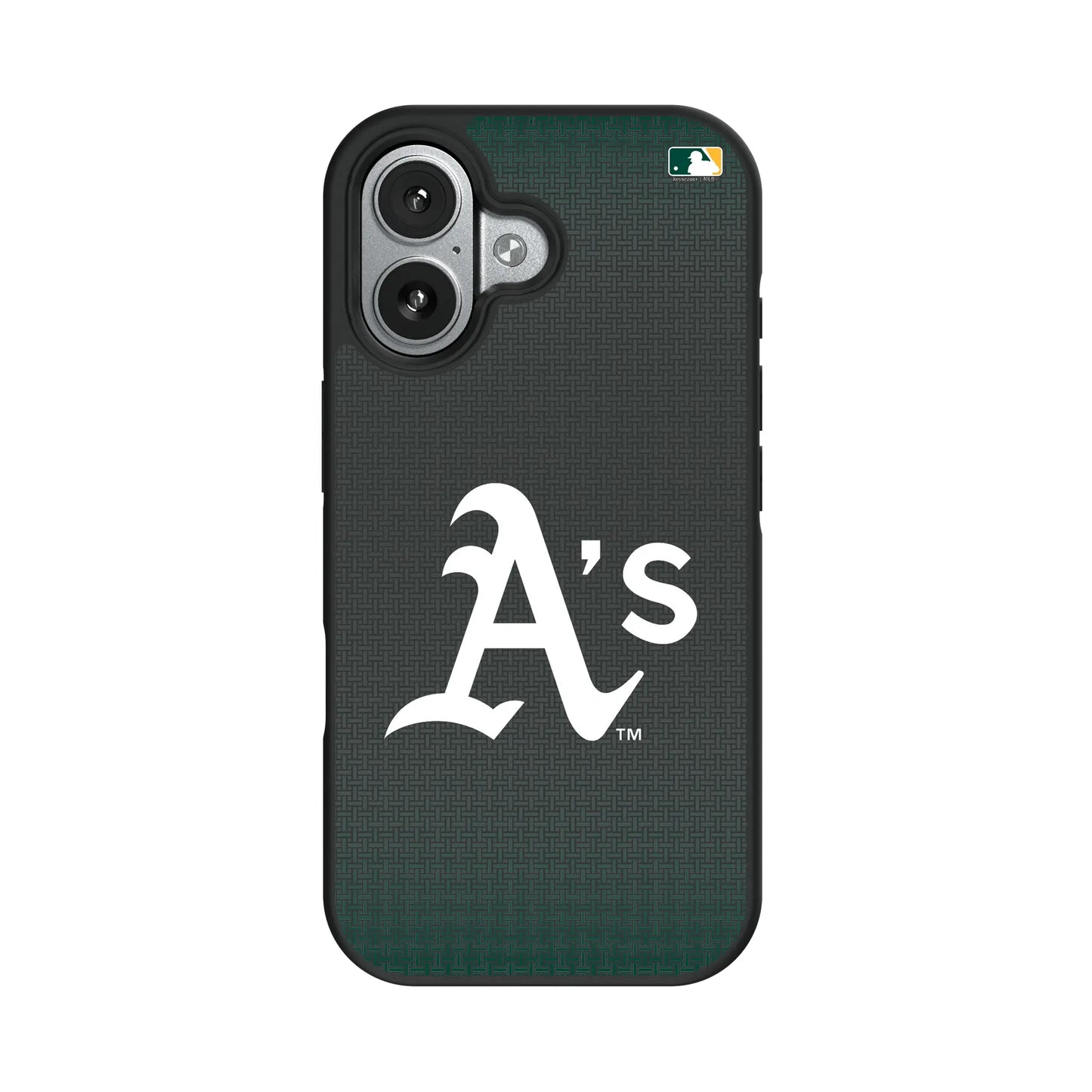 Oakland Athletics Linen Bump Phone Case for Apple iPhone