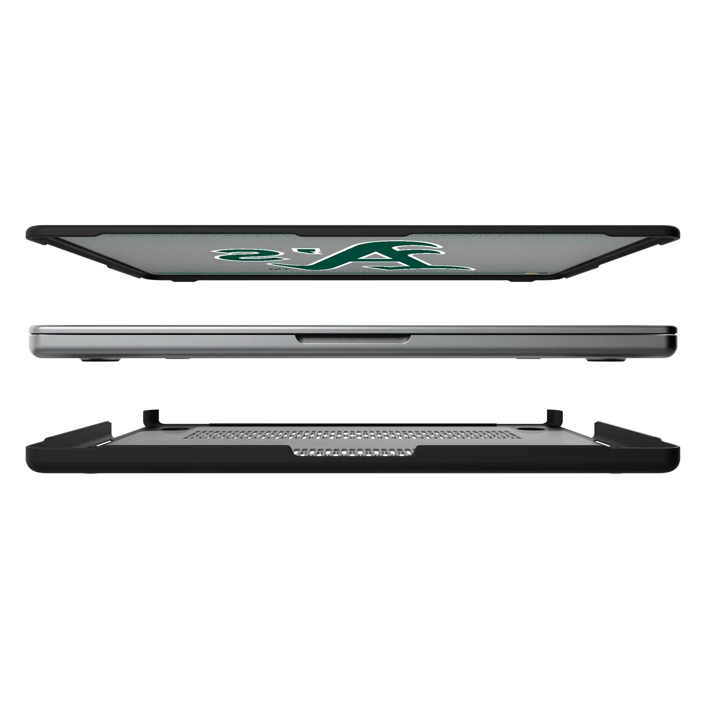 Oakland Athletics Linen Laptop Case for Apple MacBook
