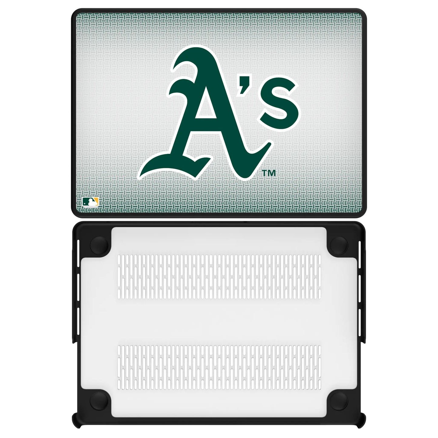 Oakland Athletics Linen Laptop Case for Apple MacBook