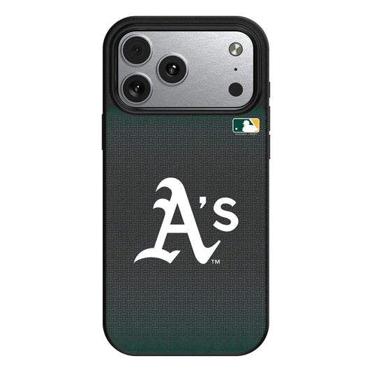 Oakland Athletics Linen MagSafe Compatible Phone Case for Apple iPhone