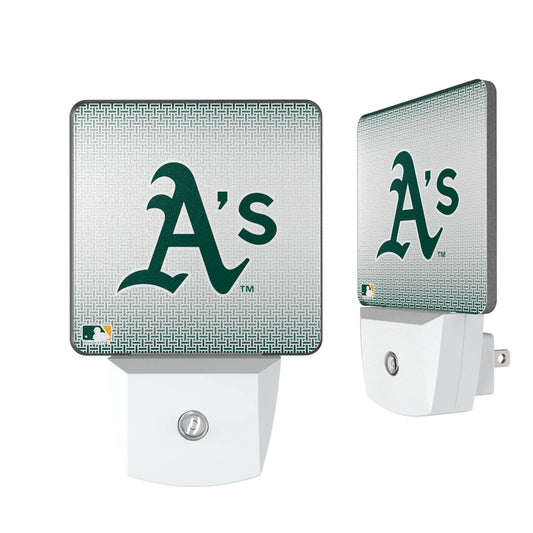 Oakland Athletics Linen Night Light 2-Pack