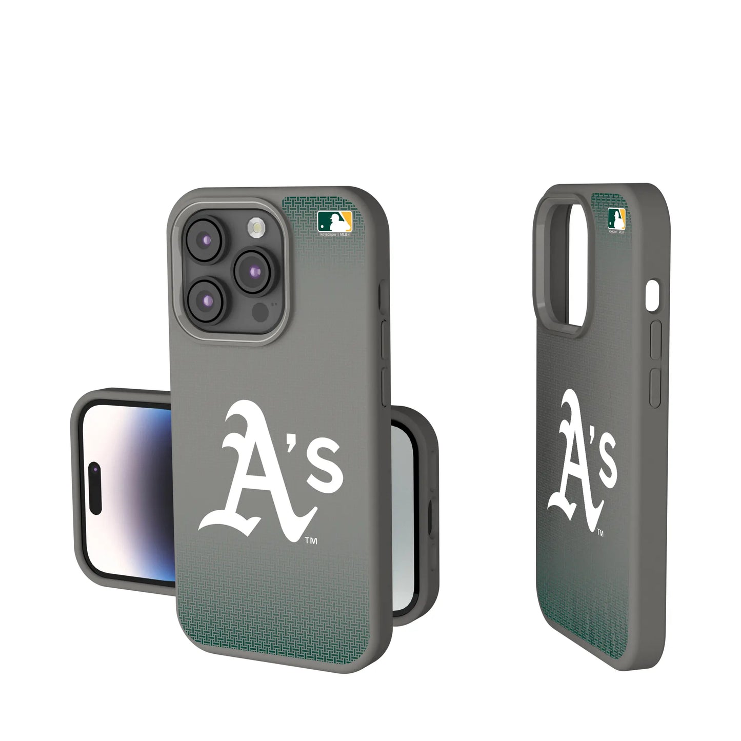 Oakland Athletics Linen Soft Touch Phone Case for Apple iPhone