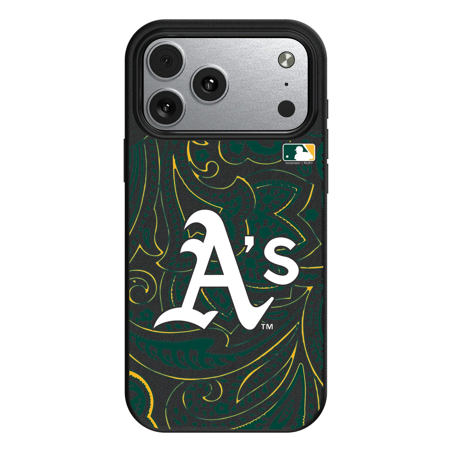 Oakland Athletics Paisley MagSafe Compatible Phone Case for Apple iPhone