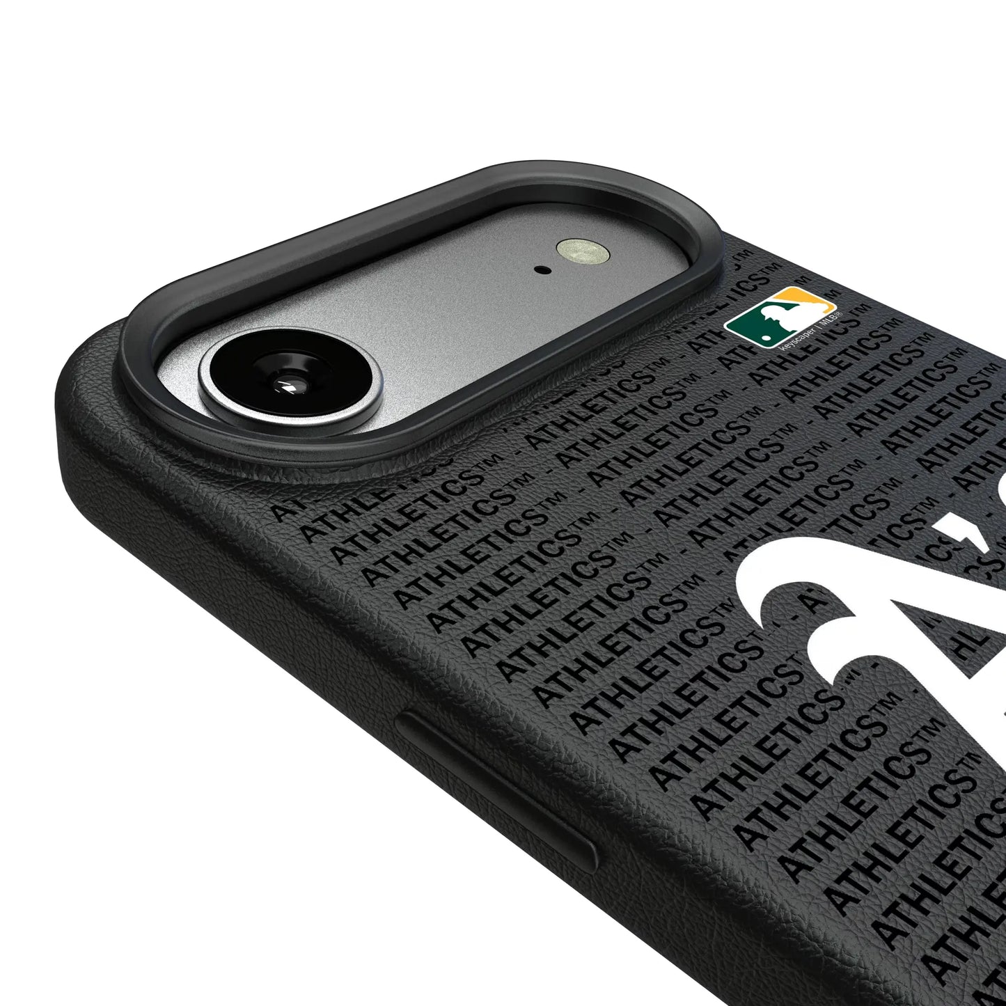 Oakland Athletics Text Backdrop MagSafe Compatible Phone Case for Apple iPhone
