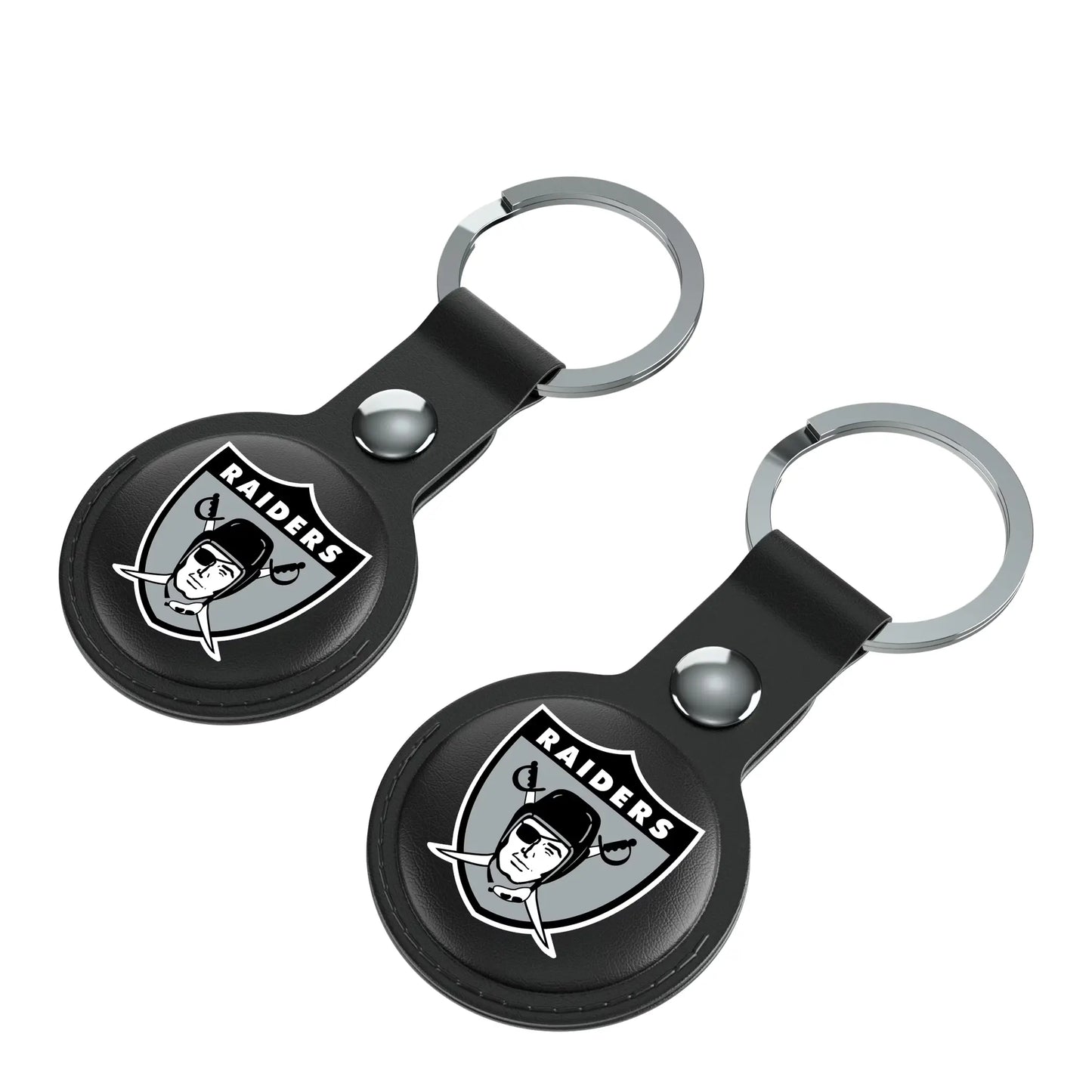 Oakland Raiders 1963 Historic Collection Insignia Black Airtag Holder 2-Pack