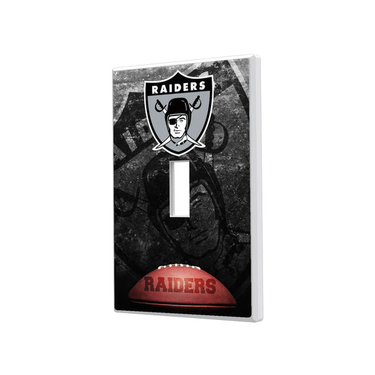 Oakland Raiders 1963 Historic Collection Legendary Hidden-Screw Light Switch Plate