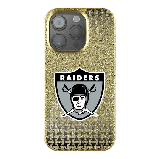 Oakland Raiders 1963 Historic Collection Linen Bling Phone Case for Apple iPhone