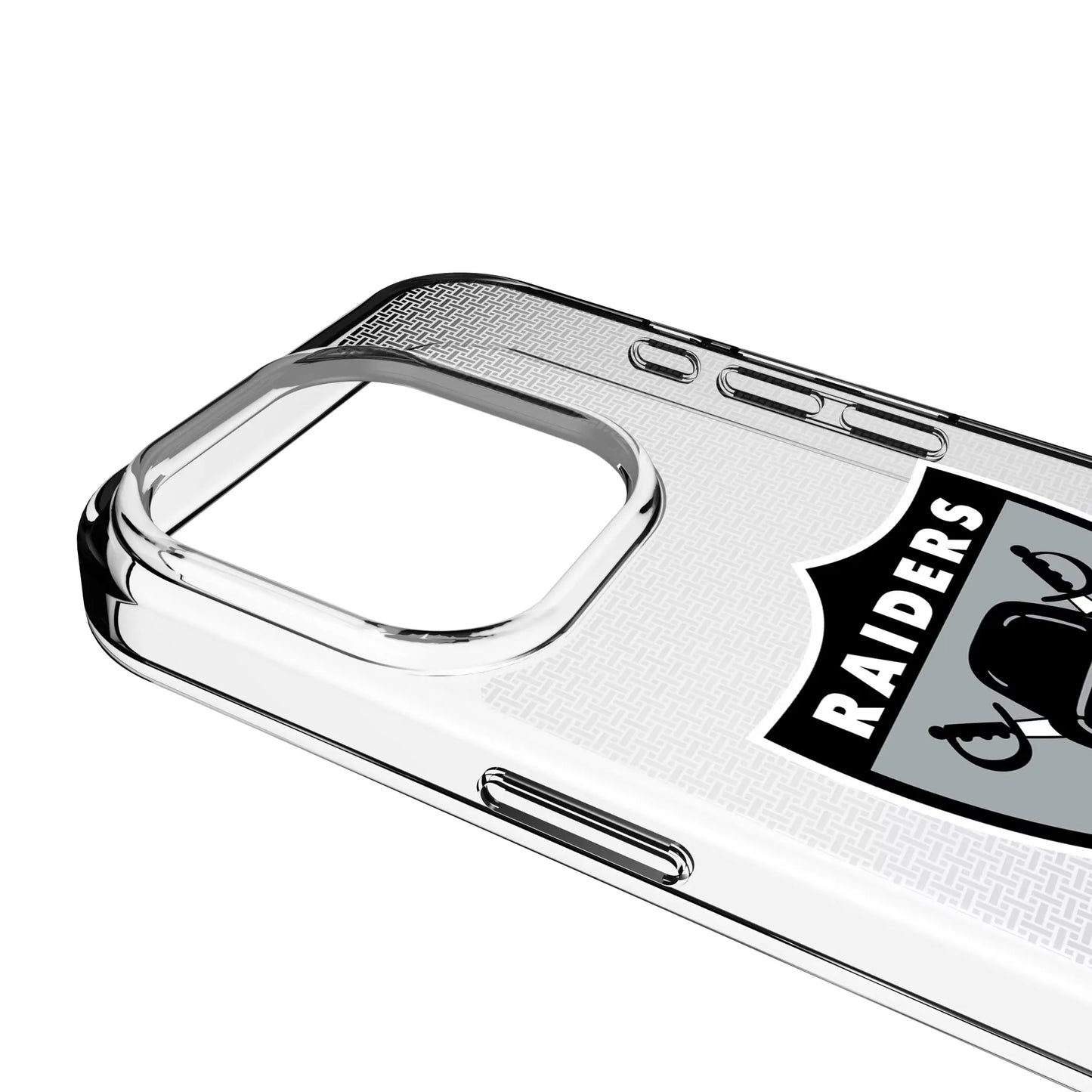 Oakland Raiders 1963 Historic Collection Linen Clear Phone Case for Apple iPhone