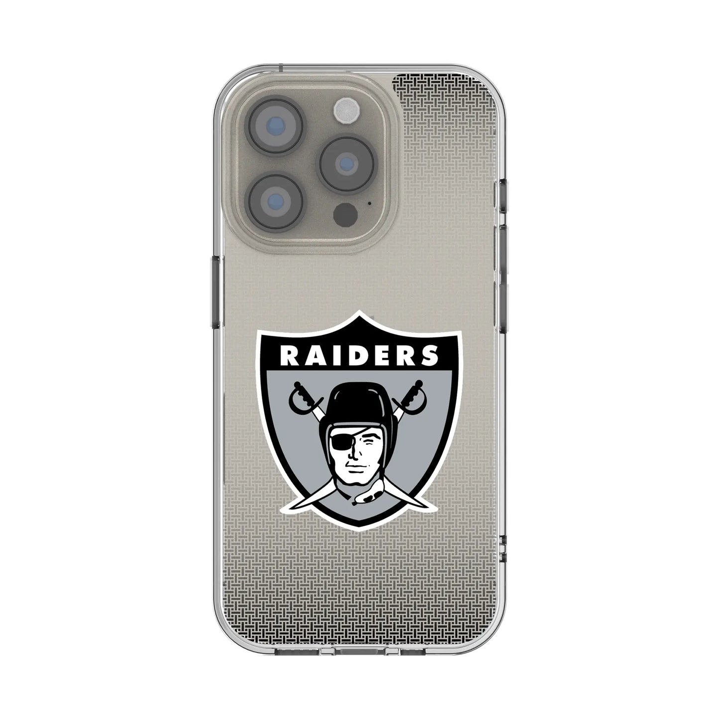 Oakland Raiders 1963 Historic Collection Linen Clear Phone Case for Apple iPhone