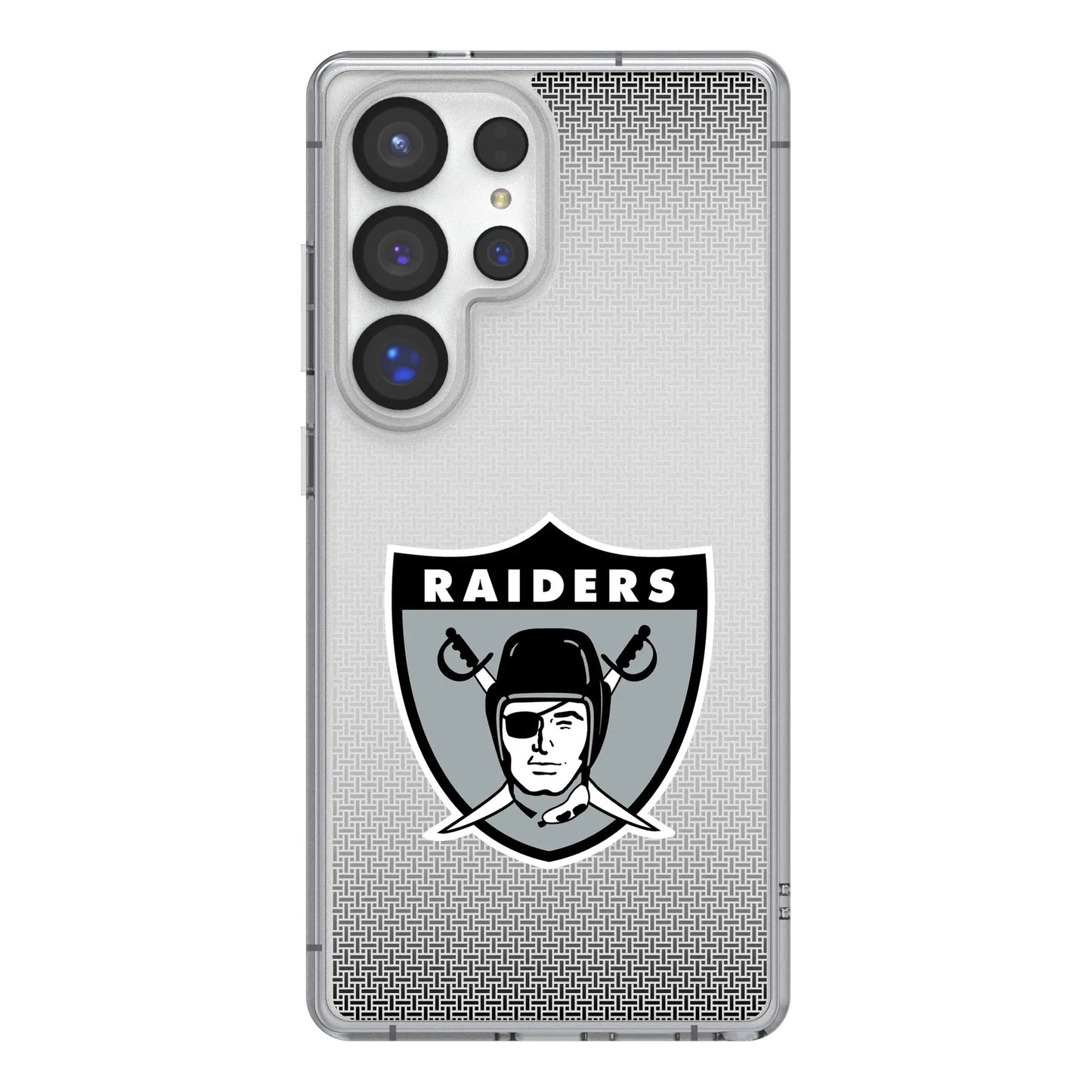 Oakland Raiders 1963 Historic Collection Linen Clear Phone Case for Samsung Galaxy