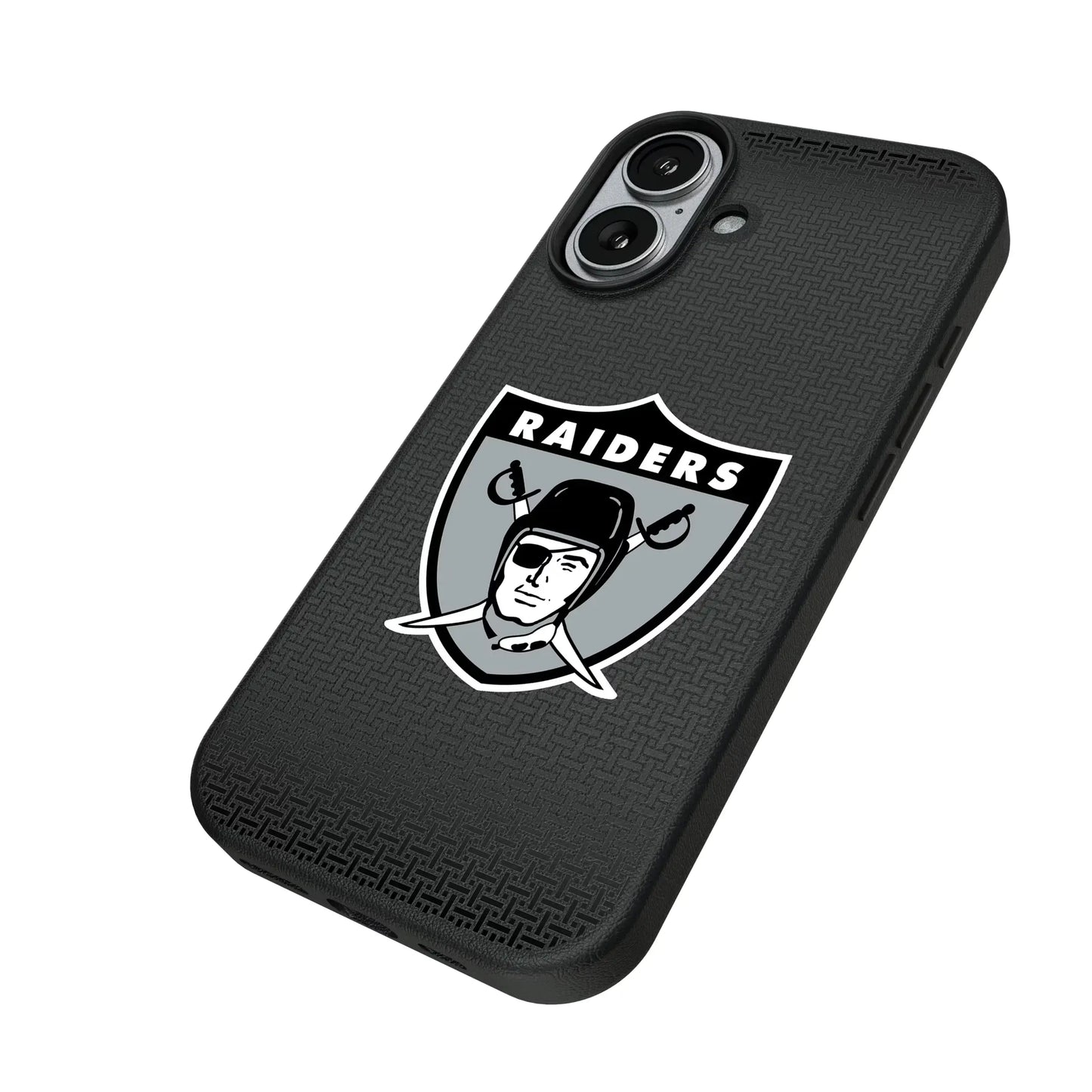 Oakland Raiders 1963 Historic Collection Linen MagSafe Compatible Phone Case for Apple iPhone