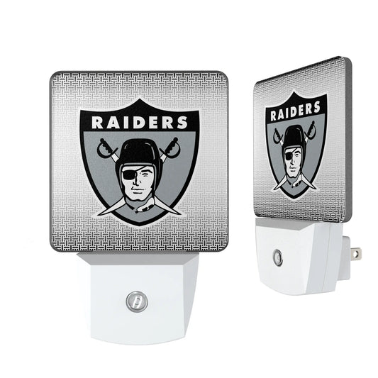 Oakland Raiders 1963 Historic Collection Linen Night Light 2-Pack