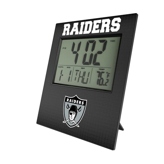 Oakland Raiders 1963 Historic Collection Linen Wall Clock