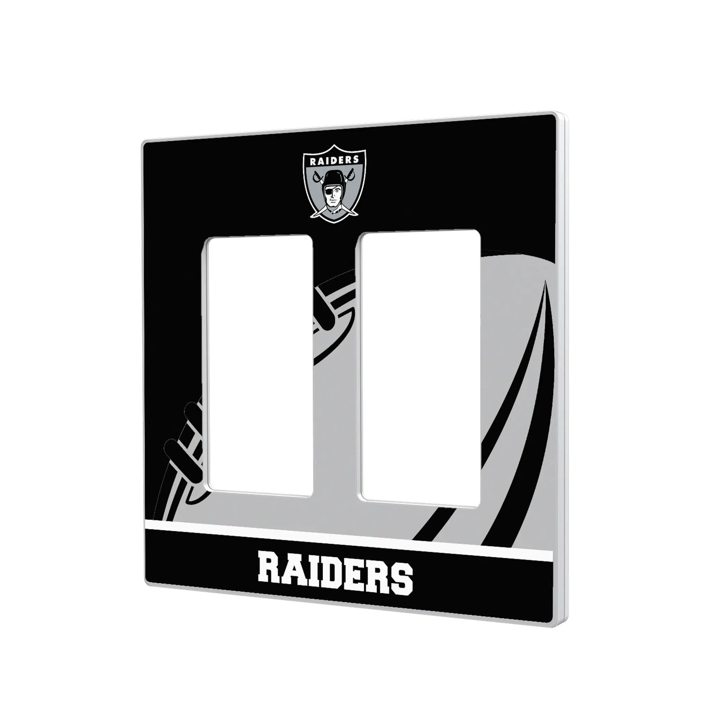 Oakland Raiders 1963 Historic Collection Passtime Hidden-Screw Light Switch Plate