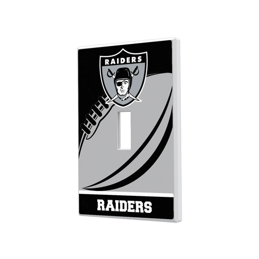 Oakland Raiders 1963 Historic Collection Passtime Hidden-Screw Light Switch Plate