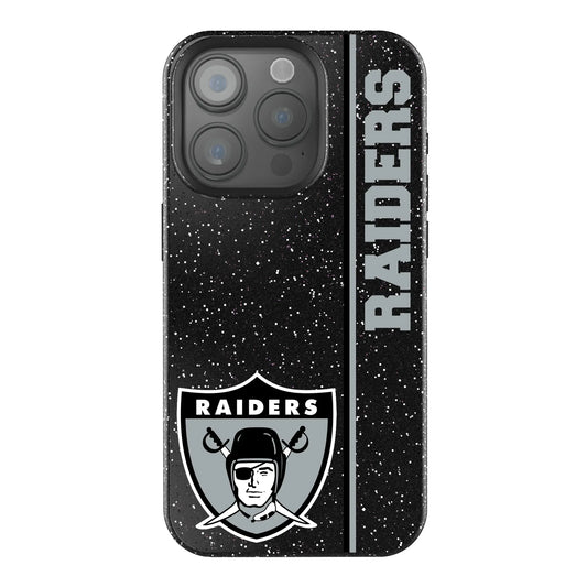 Oakland Raiders 1963 Historic Collection Sidebar Black Bling Phone Case for Apple iPhone