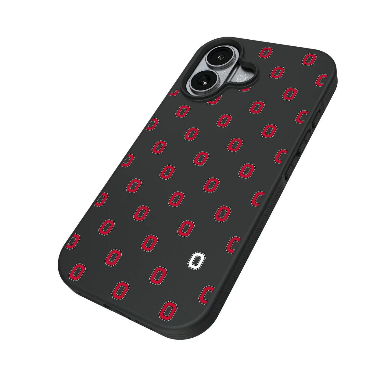 Ohio State University Buckeyes Fashion Pattern Bump Phone Case for Apple iPhone