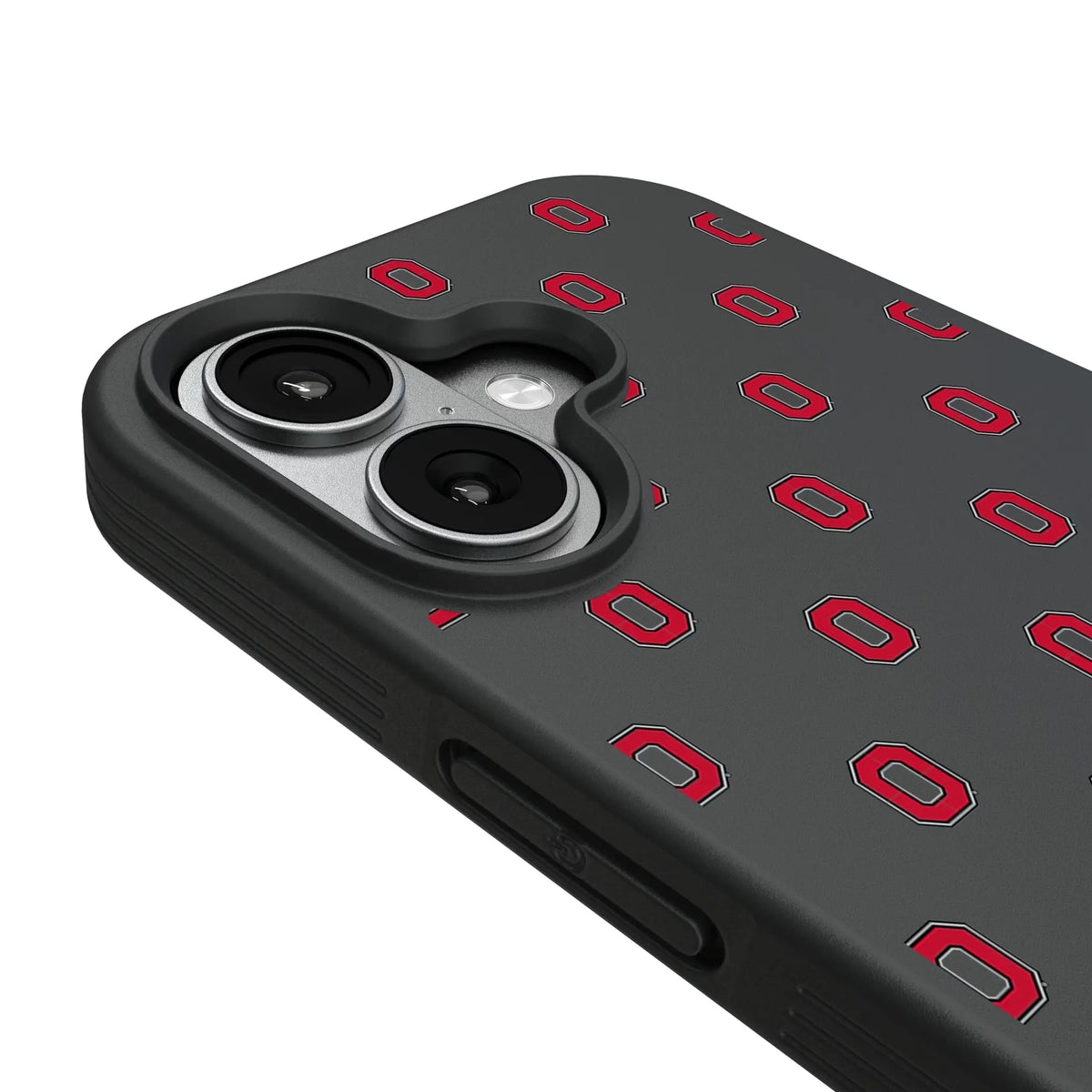 Ohio State University Buckeyes Fashion Pattern Bump Phone Case for Apple iPhone