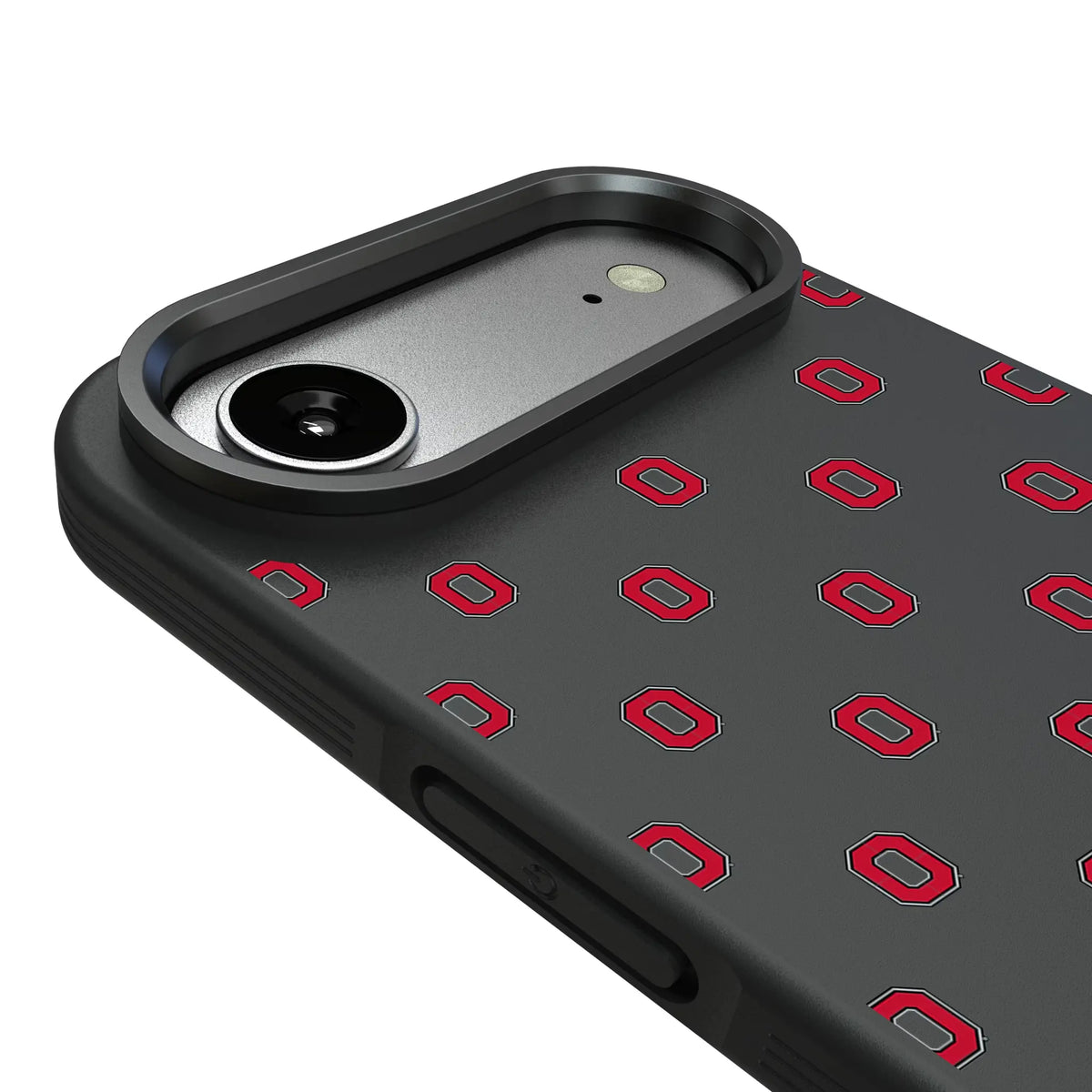 Ohio State University Buckeyes Fashion Pattern Bump Phone Case for Apple iPhone
