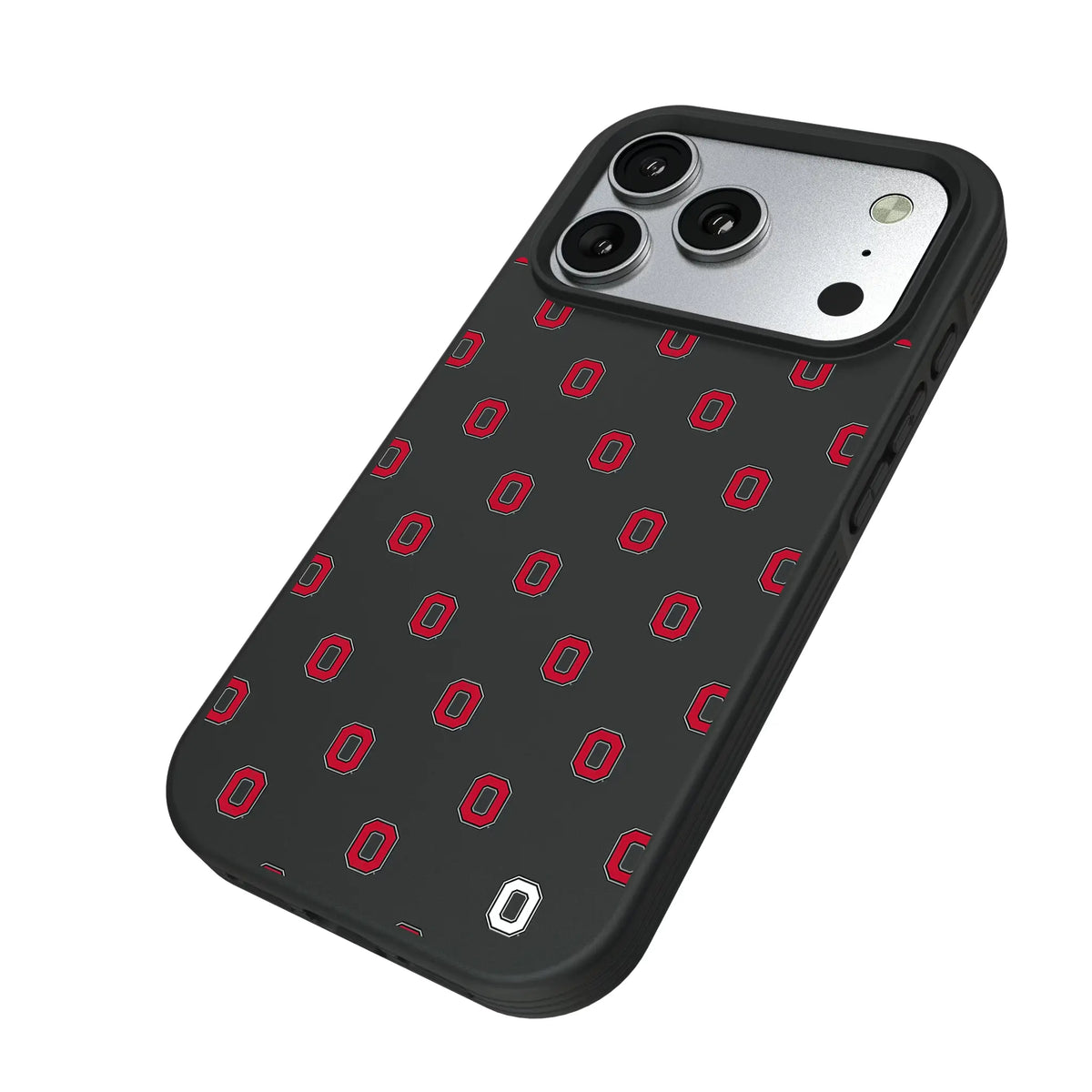 Ohio State University Buckeyes Fashion Pattern Bump Phone Case for Apple iPhone