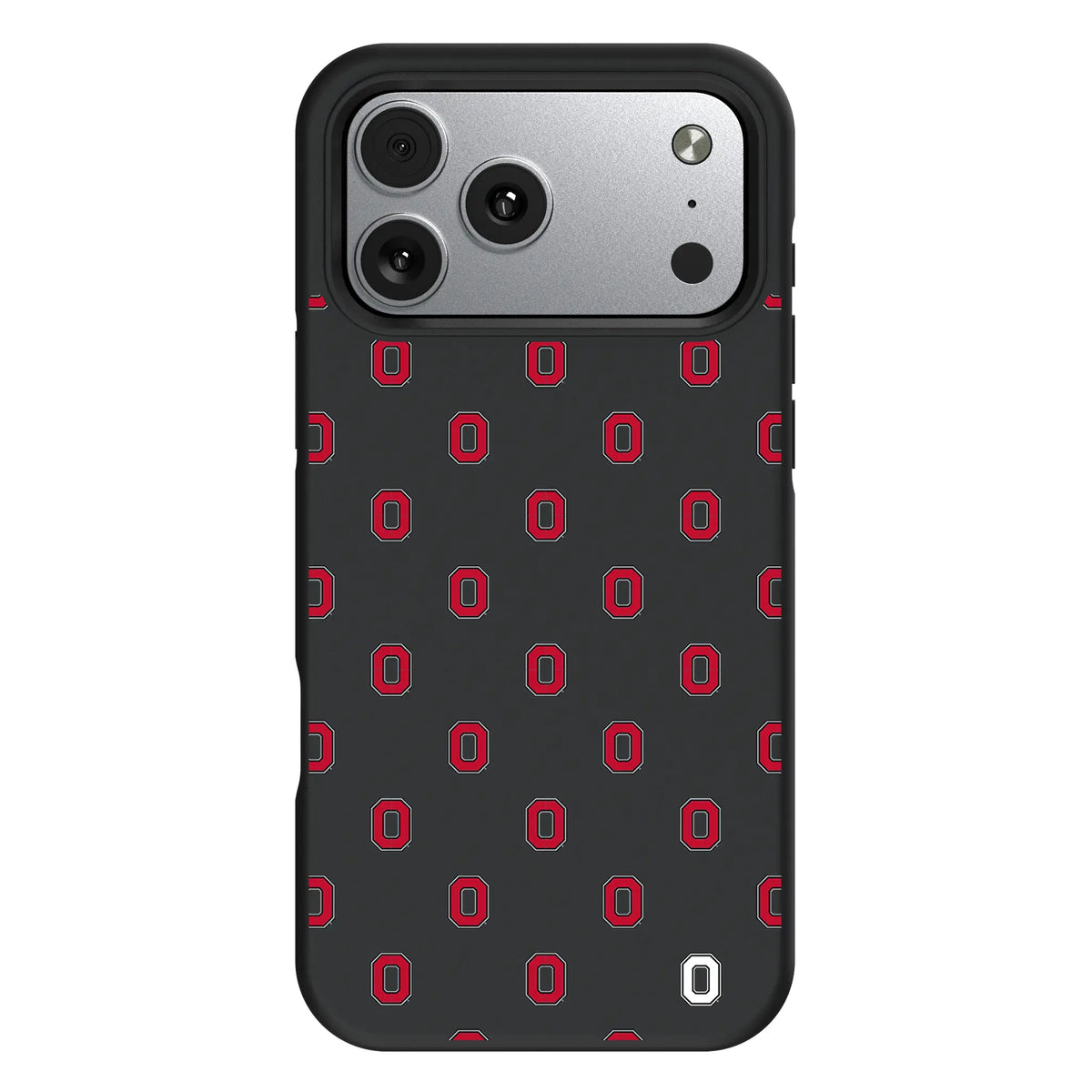 Ohio State University Buckeyes Fashion Pattern Bump Phone Case for Apple iPhone