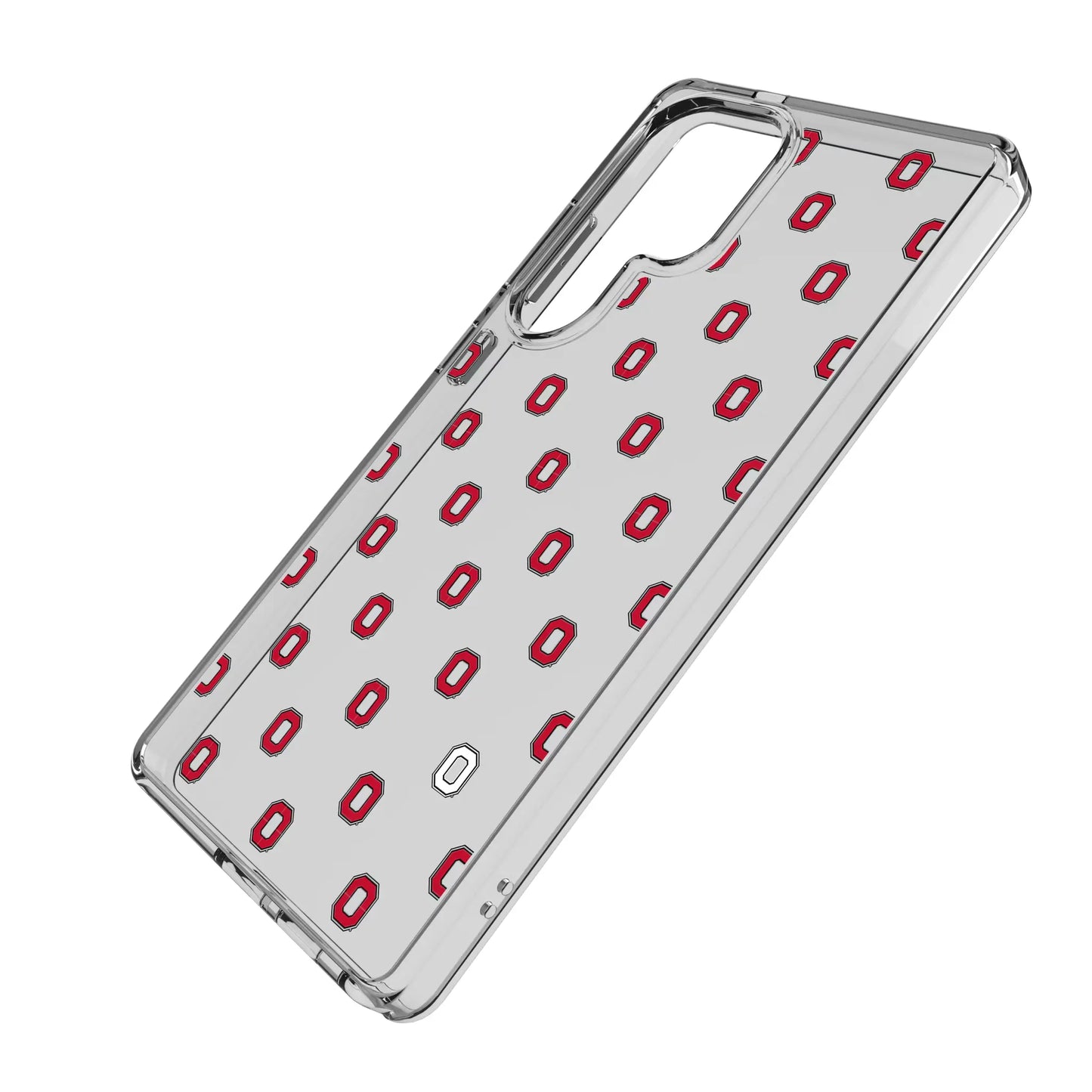 Ohio State University Buckeyes Fashion Pattern Clear Phone Case for Samsung Galaxy