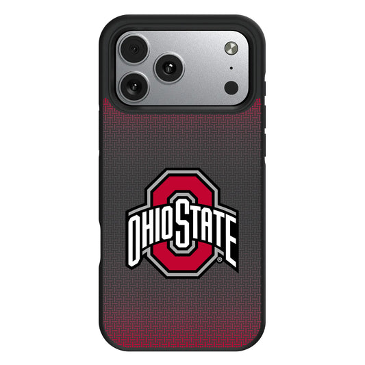 Ohio State University Buckeyes Linen Bump Phone Case for Apple iPhone
