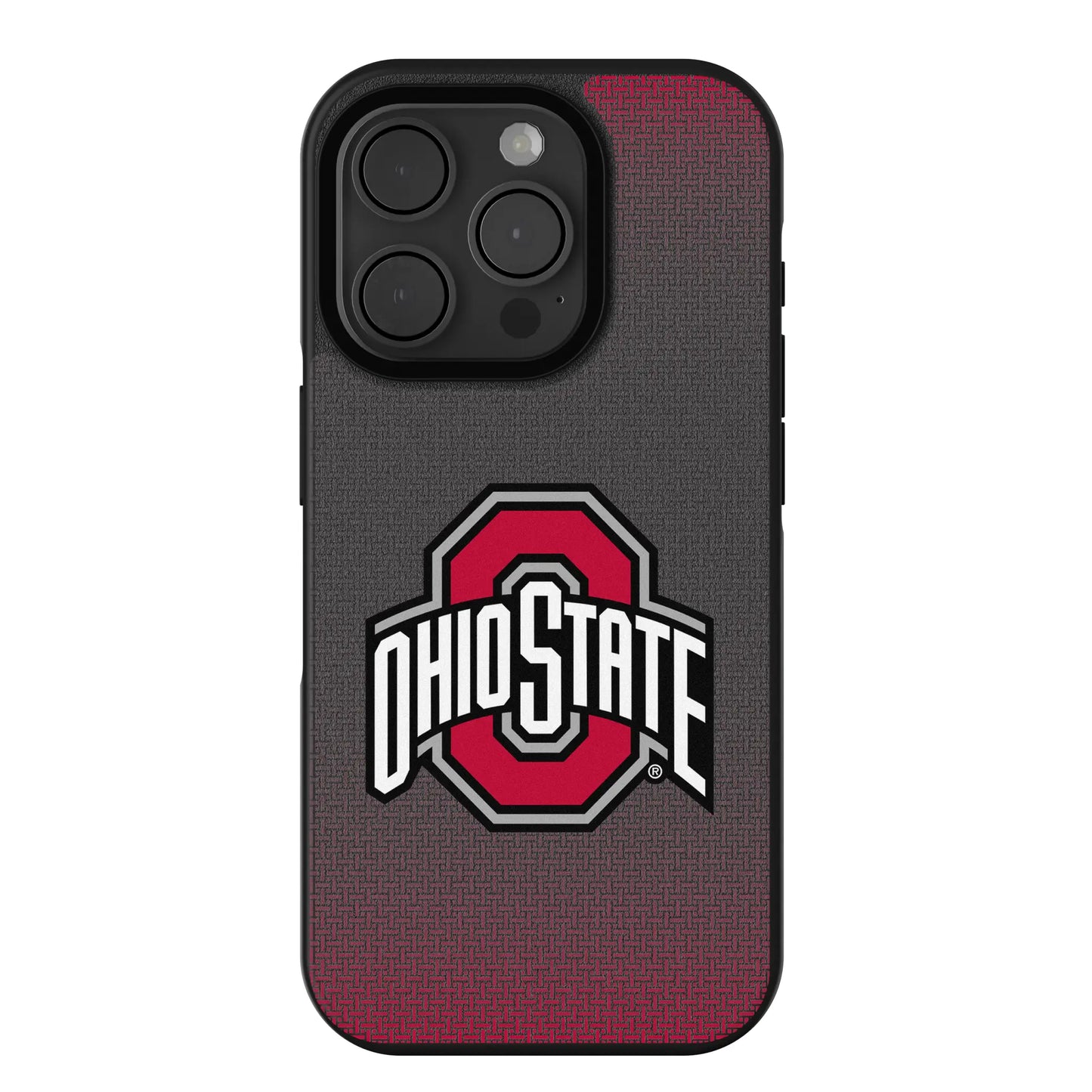 Ohio State University Buckeyes Linen Bump Phone Case for Apple iPhone