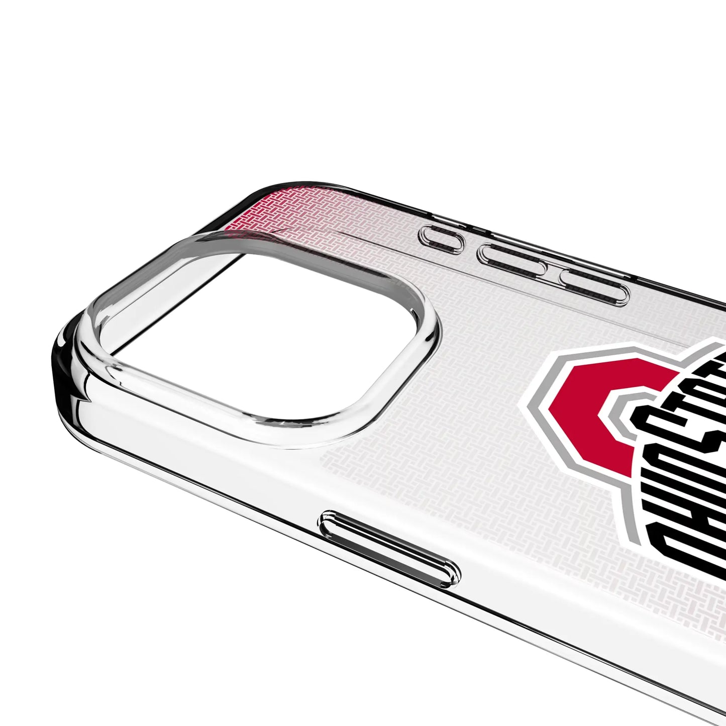 Ohio State University Buckeyes Linen Clear Phone Case for Apple iPhone
