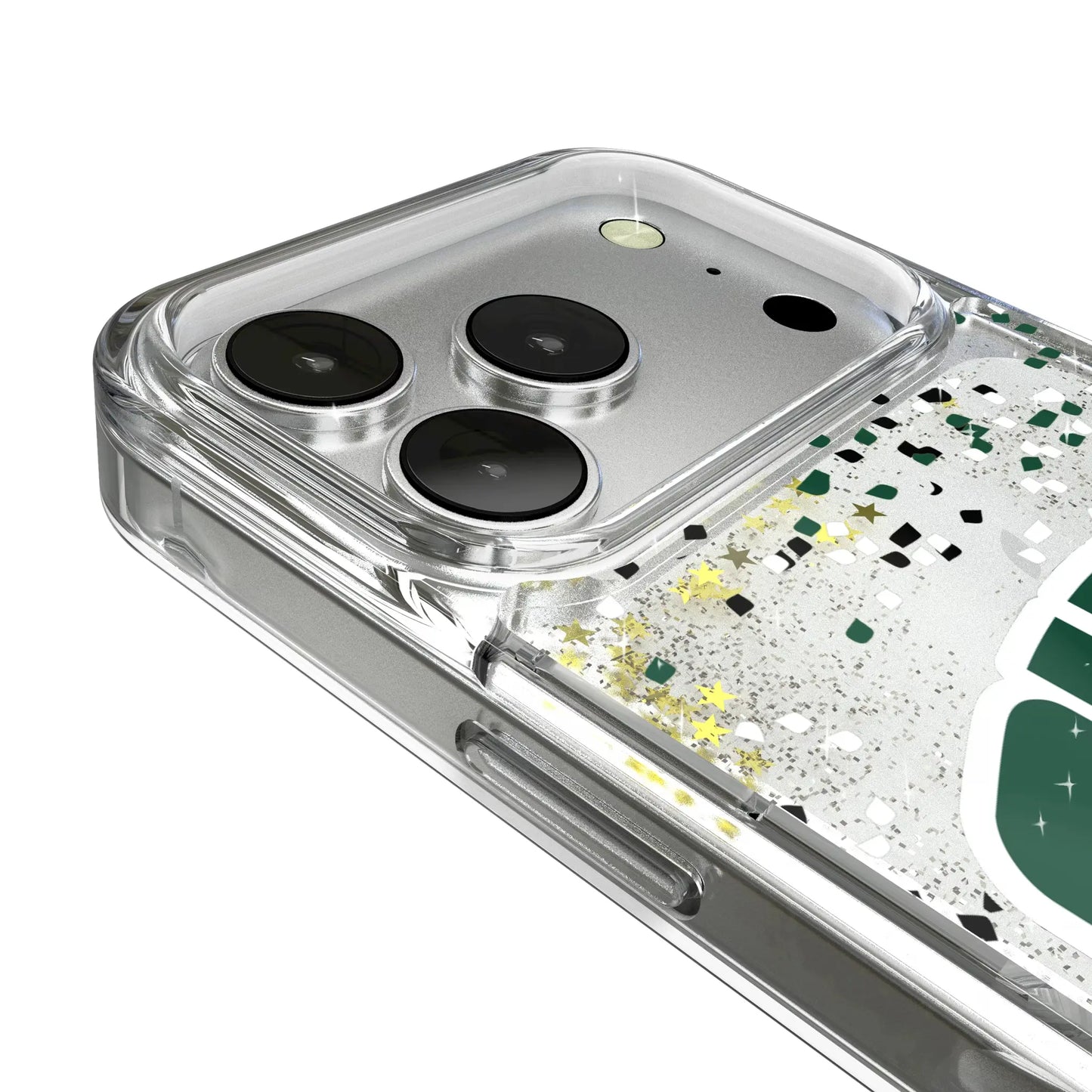 Ohio University Bobcats Confetti Glitter Phone Case for Apple iPhone