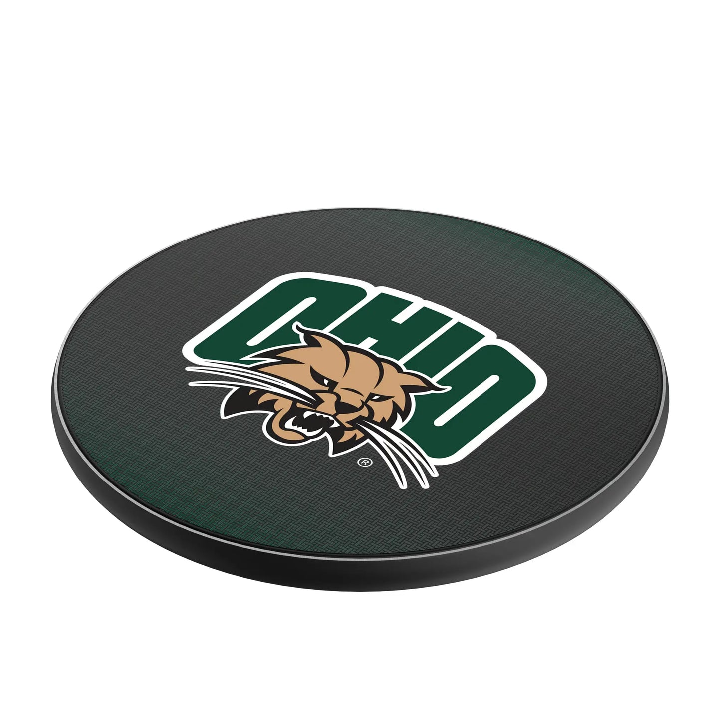 Ohio University Bobcats Linen 15-Watt Wireless Charger