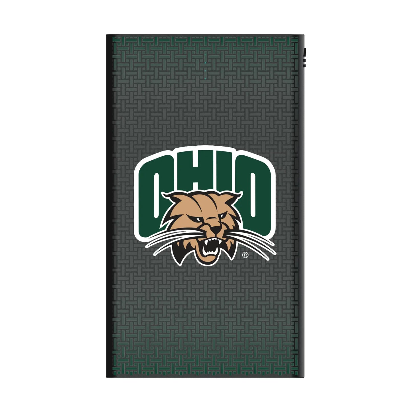 Ohio University Bobcats Linen 5000mAh Flat Powerbank