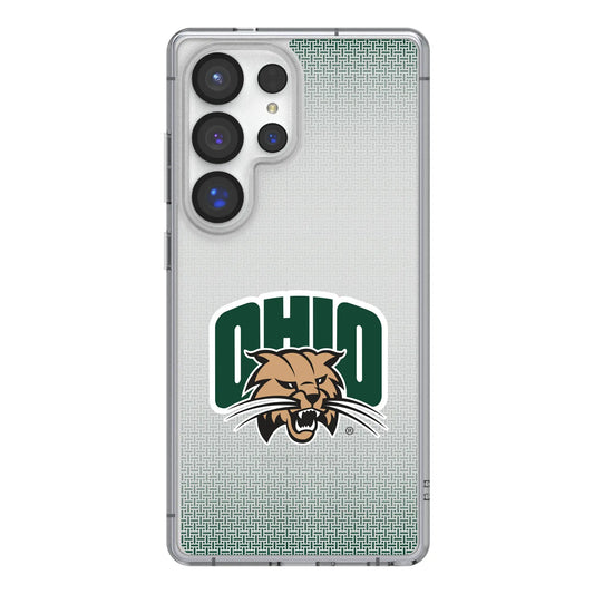 Ohio University Bobcats Linen Clear Phone Case for Samsung Galaxy