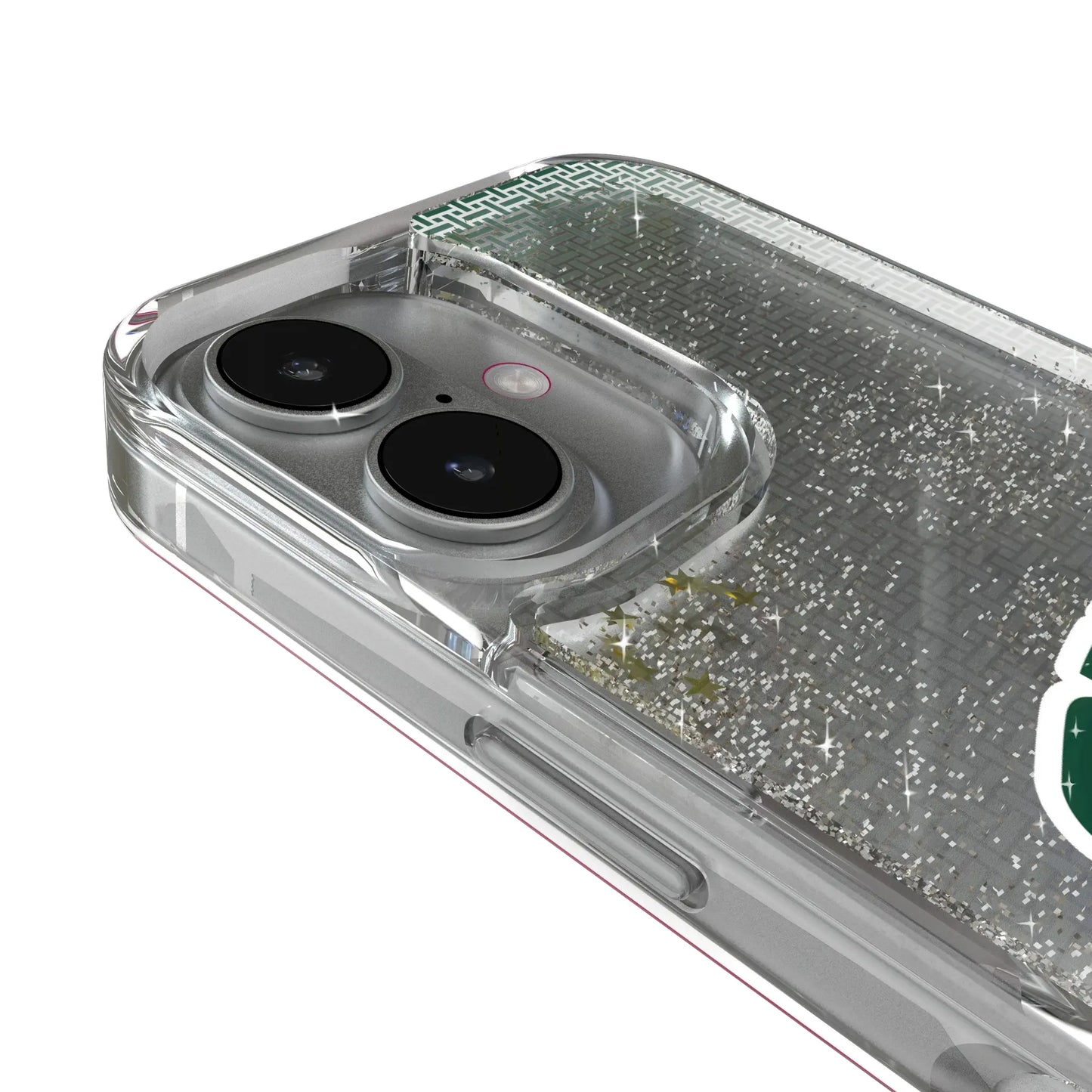 Ohio University Bobcats Linen Glitter Phone Case for Apple iPhone