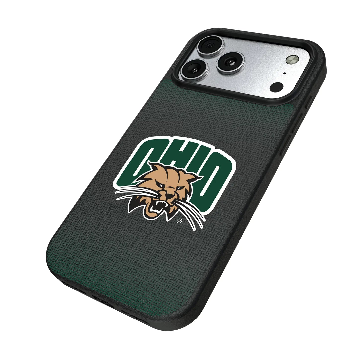 Ohio University Bobcats Linen MagSafe Compatible Phone Case for Apple iPhone