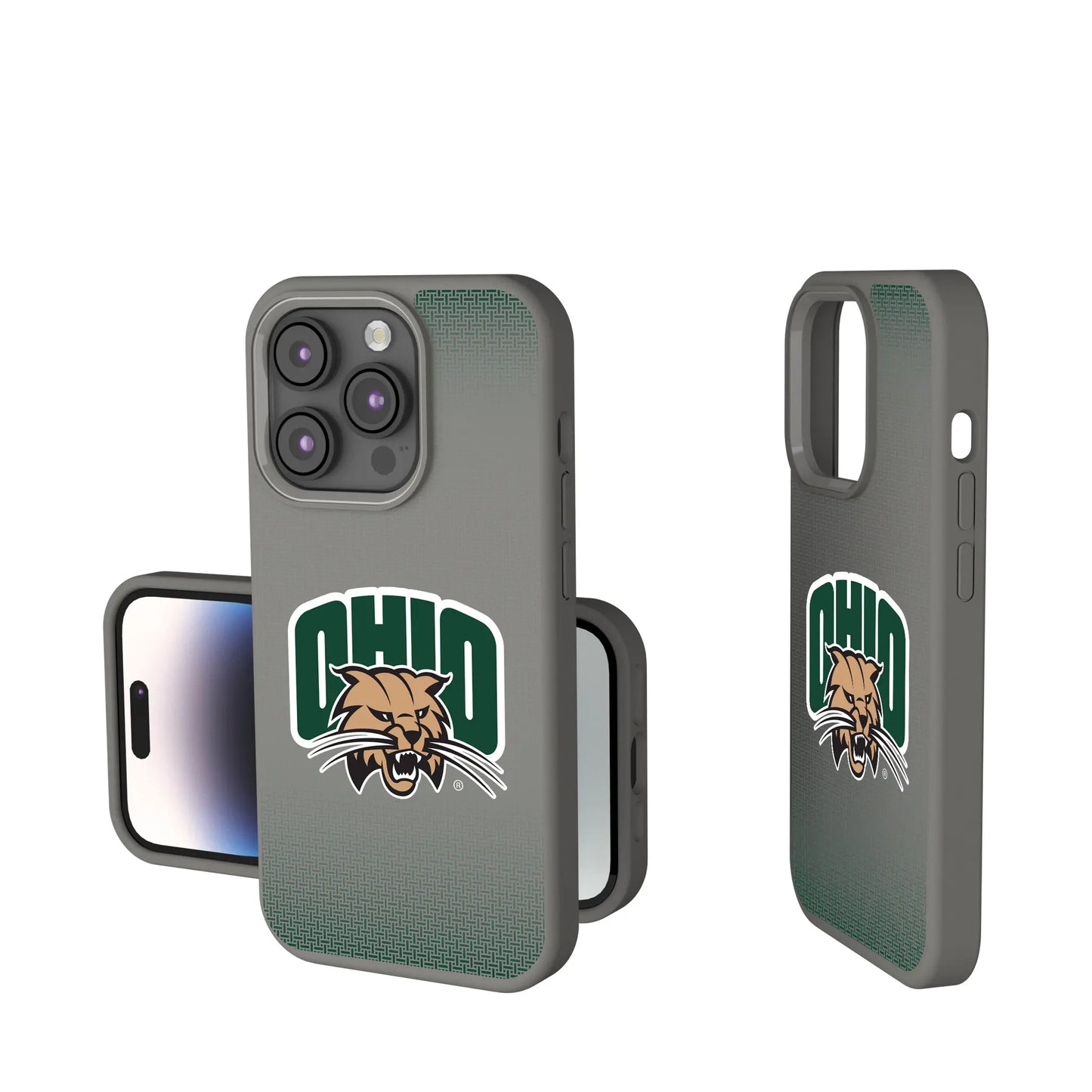 Ohio University Bobcats Linen Soft Touch Phone Case for Apple iPhone