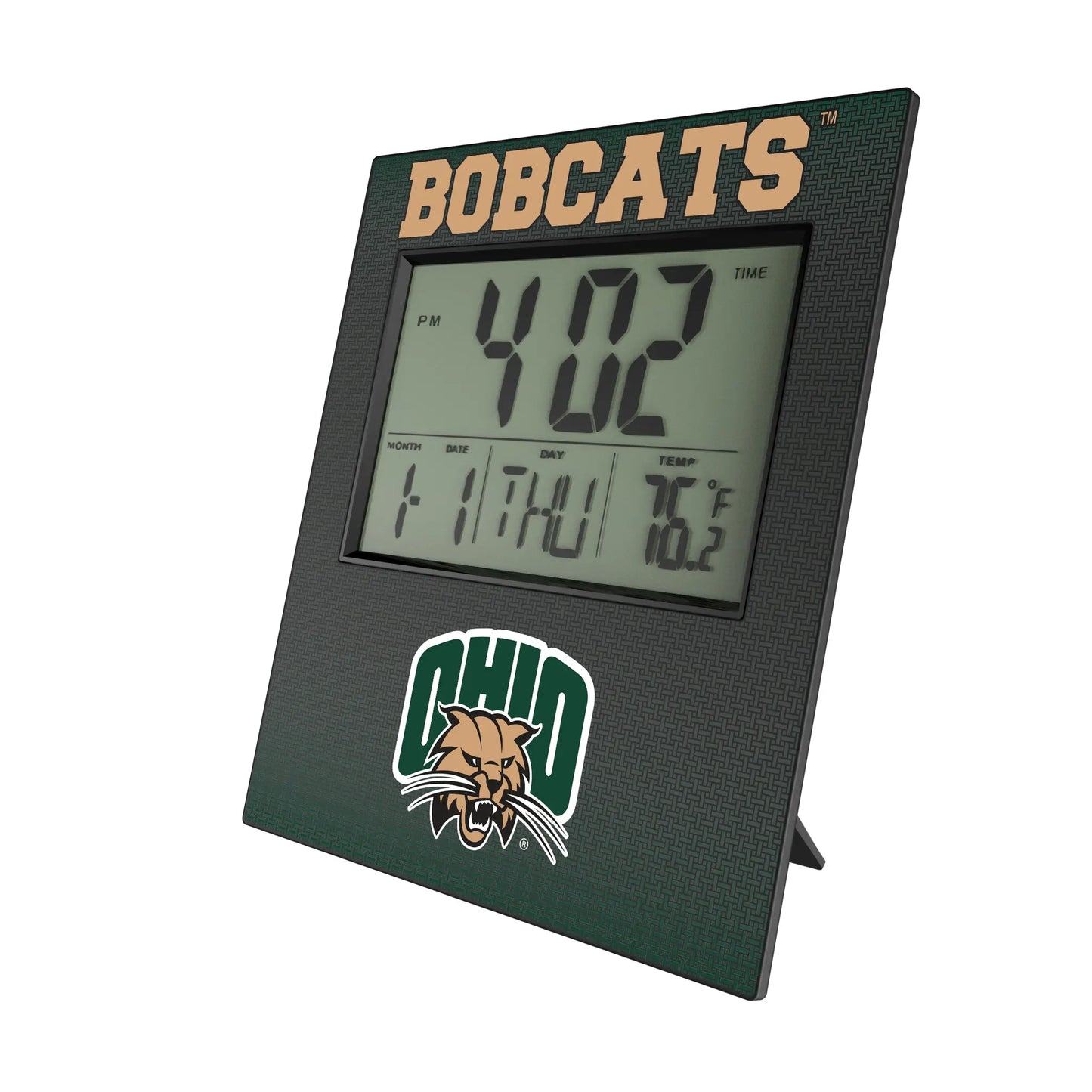Ohio University Bobcats Linen Wall Clock