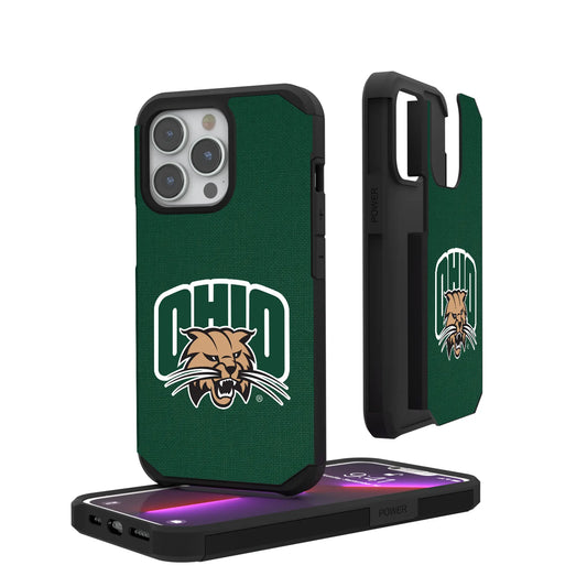 Ohio University Bobcats Solid Rugged Phone Case for Apple iPhone