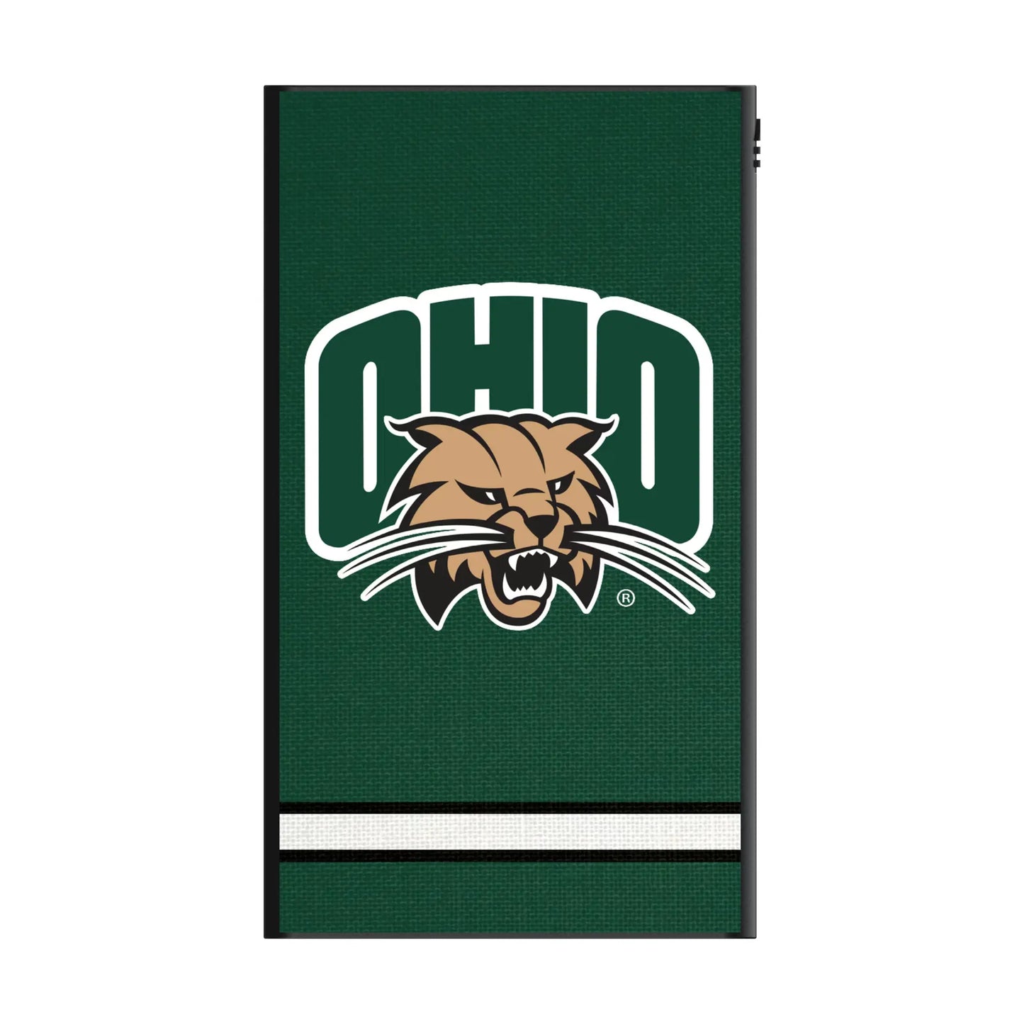 Ohio University Bobcats Stripe 5000mAh Flat Powerbank