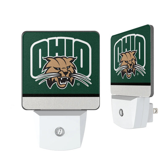 Ohio University Bobcats Stripe Night Light 2-Pack